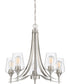 Towne 5-light Chandelier Brushed Nickel