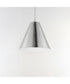 Veritas 18 inch 1-Light Pendant Satin Nickel