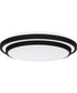 Irving  Semi Flush Mount Matte Black