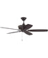 Sloan 56" Ceiling Fan (Blades Included) Oiled Bronze