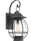 Boston Large 1-light Outdoor Wall Light Mottled Black