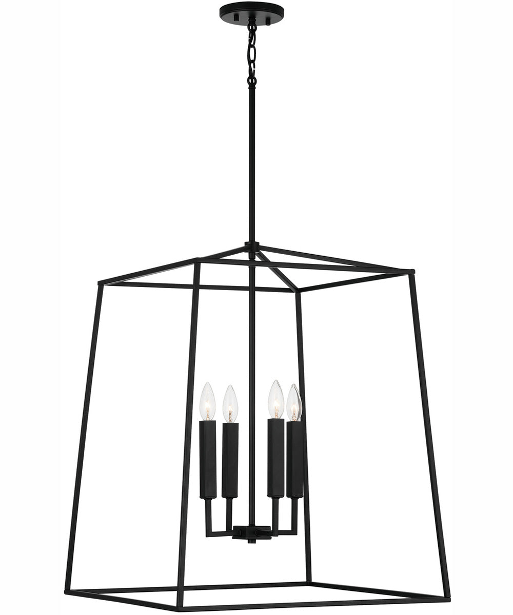 Thea 4-Light Foyer Matte Black