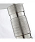 Lucano 2-Light 2 Pack-Table Lamp Silver/White Linen Shade