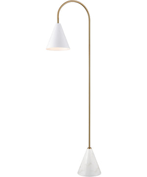 Tully 69'' High 1-Light Floor Lamp - Matte White