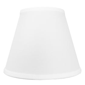 10"W x 8"H White Hardback Empire Lampshade
