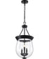 Boliver 3-Light Pendant Matte Black
