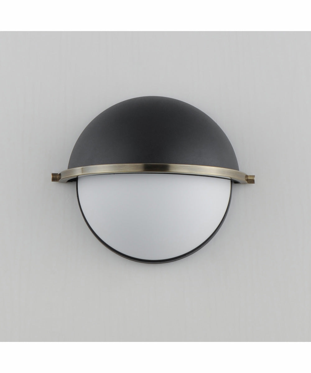 Duke Half Sconce Black/Weathered Brass