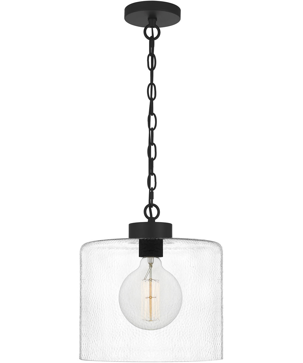 Abner Small 1-light Mini Pendant Matte Black