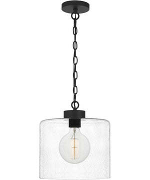 Abner Small 1-light Mini Pendant Matte Black