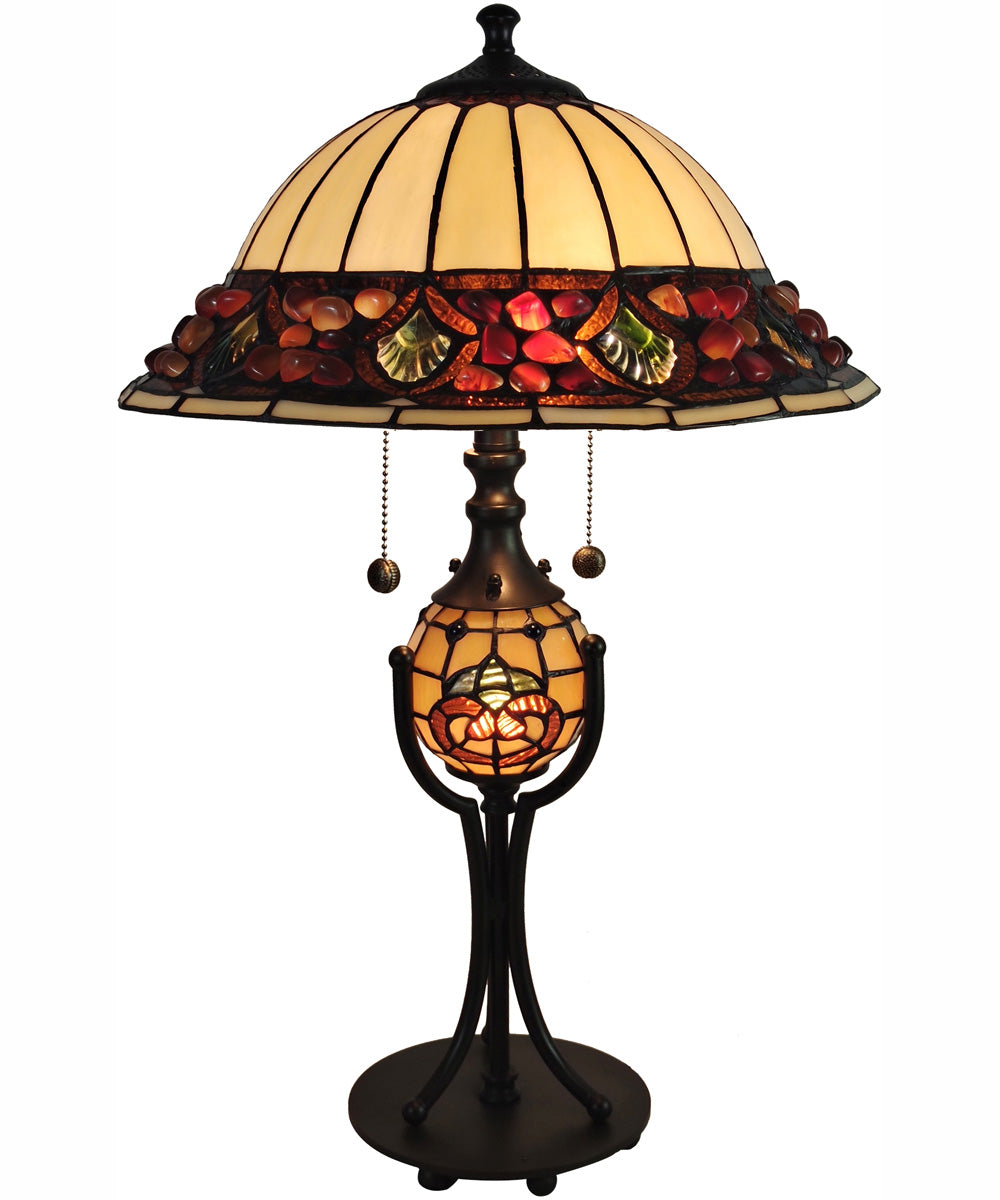 Chiara Tiffany Table Lamp With Night Light