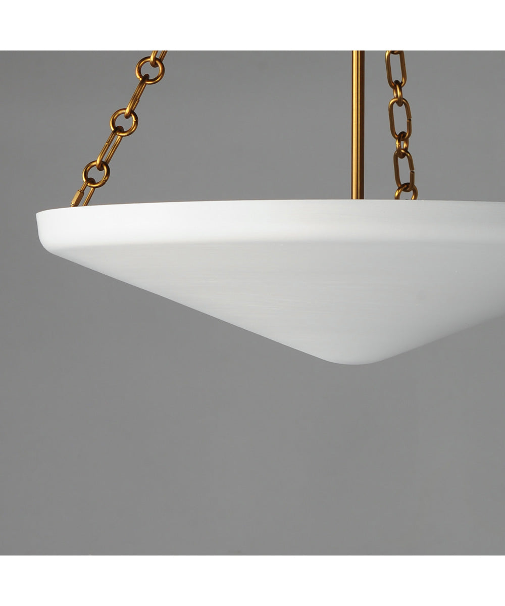 Artemis 6-Light Pendant Natural Aged Brass