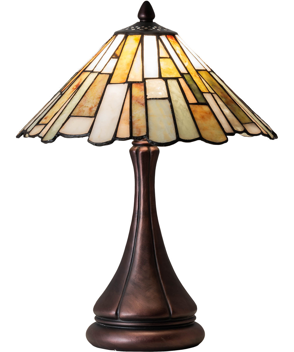 17"H DeLighta Jadestone Accent Lamp
