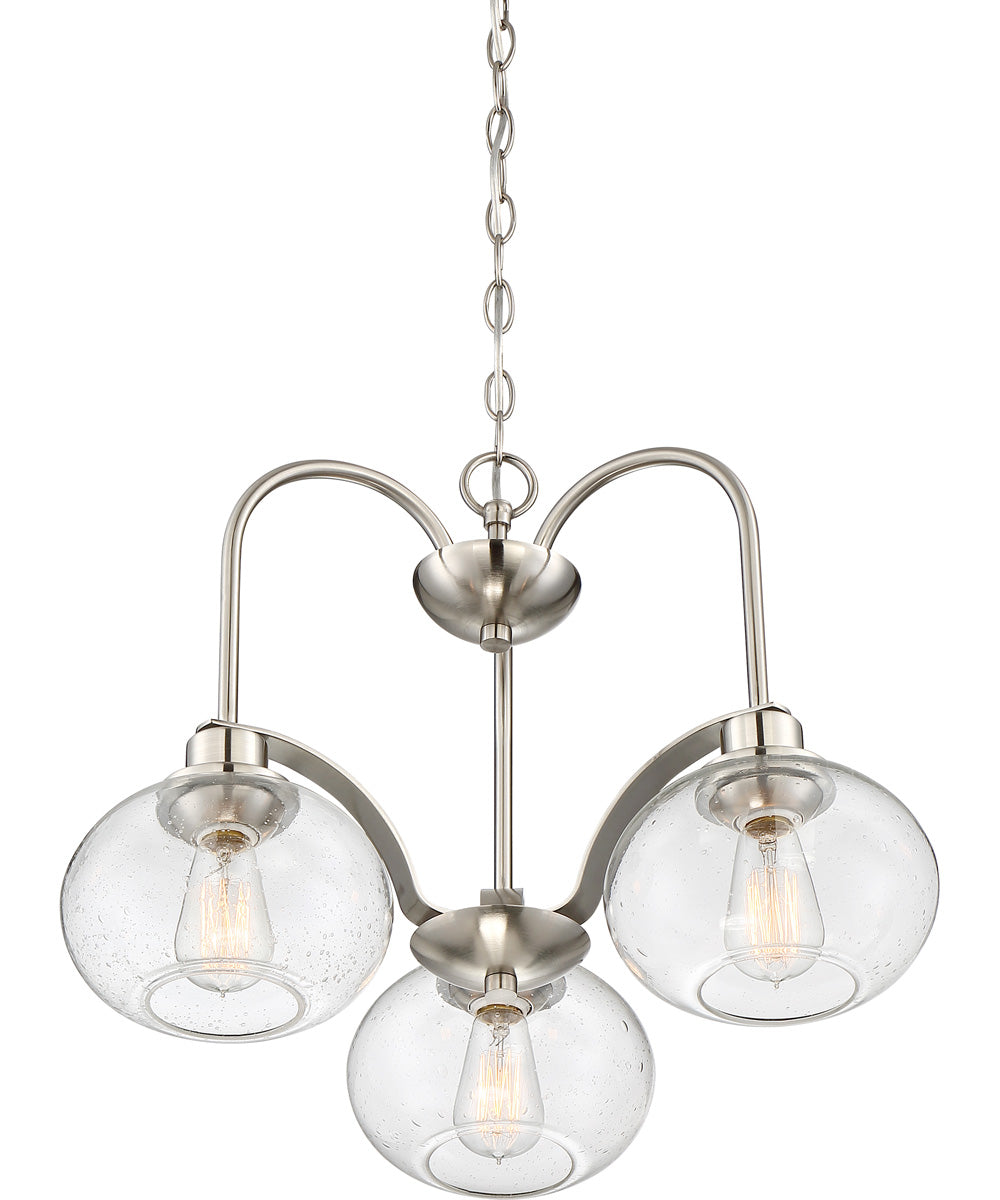 Trilogy 3-light Chandelier Brushed Nickel