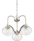 Trilogy 3-light Chandelier Brushed Nickel