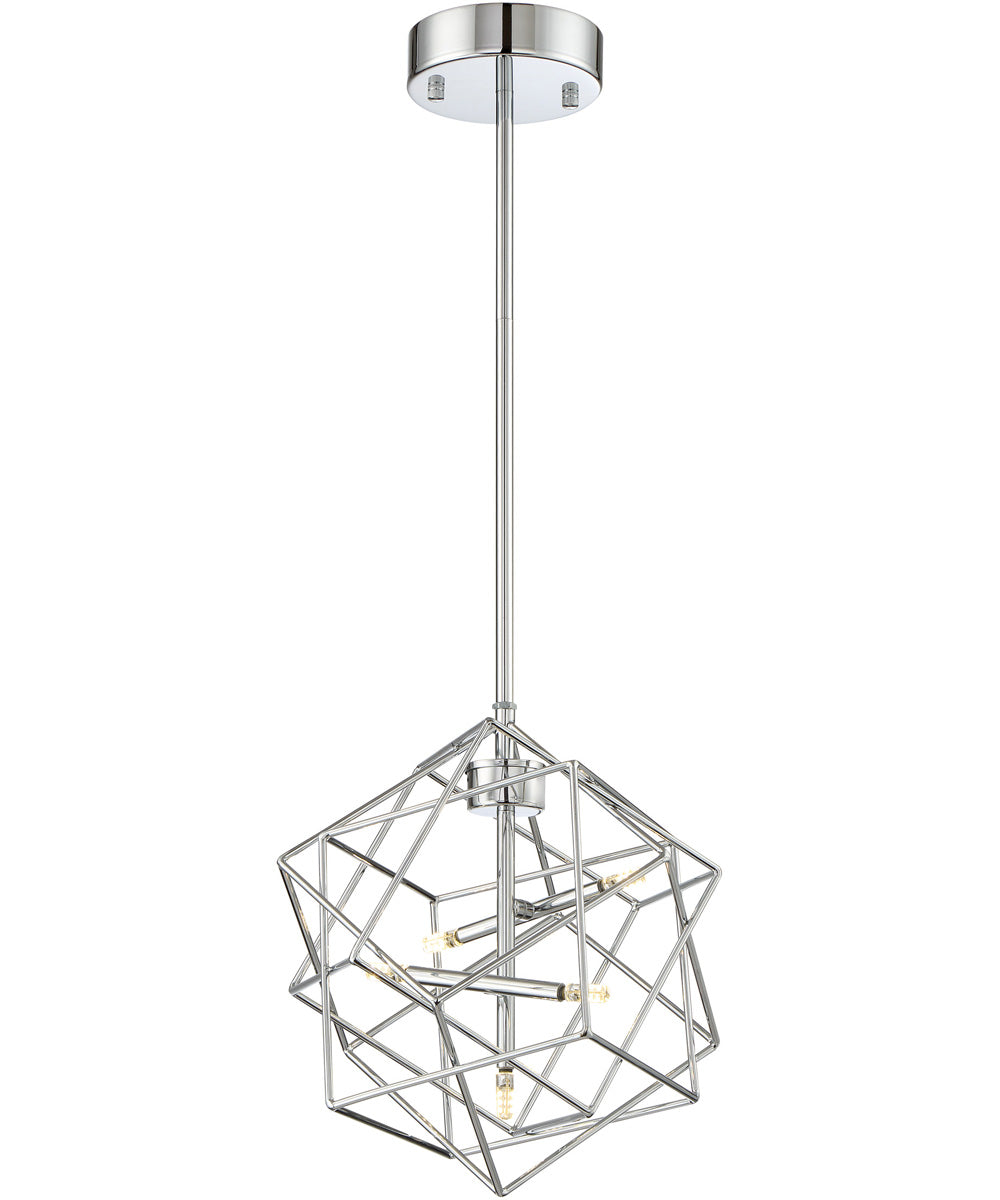 Stacia 5-Light Led Mini Pendant Chrome Finished