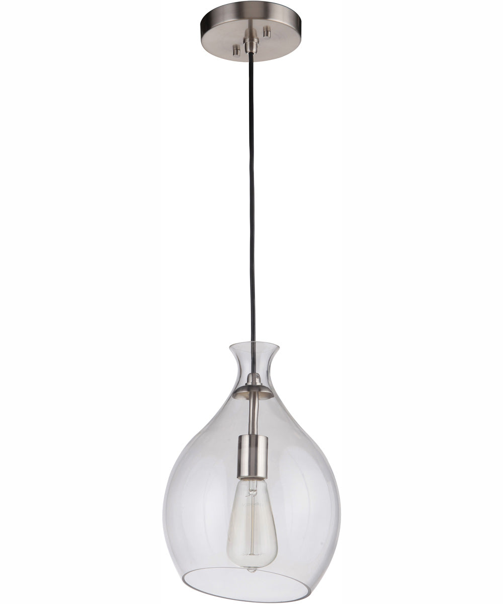 Pendant 1-Light Pendant Brushed Polished Nickel