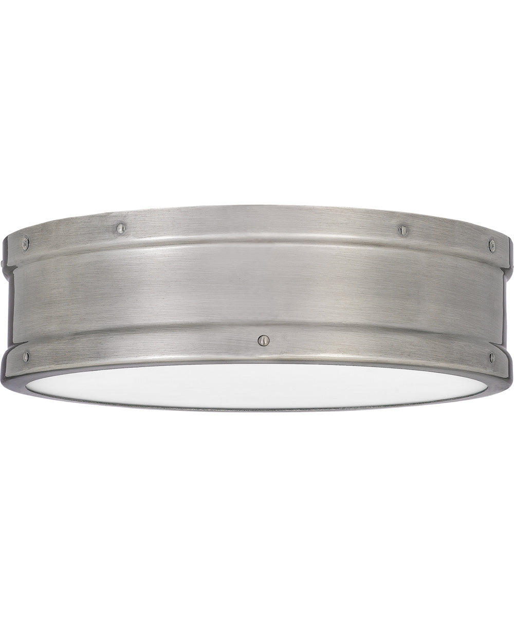 Ahoy  Flush Mount Antique Polished Nickel