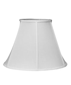 18"W  x 14"H White Empire Shantung Shade