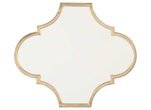 16"H x 19"W Callie Accent Mirror Gold