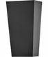Cruz Coastal Elements  2-Light Small Wall Mount Lantern in Black