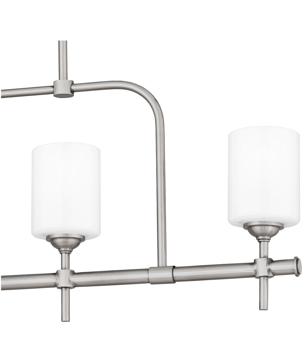 Aria 4-light Island Light Antique Polished Nickel