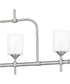 Aria 4-light Island Light Antique Polished Nickel