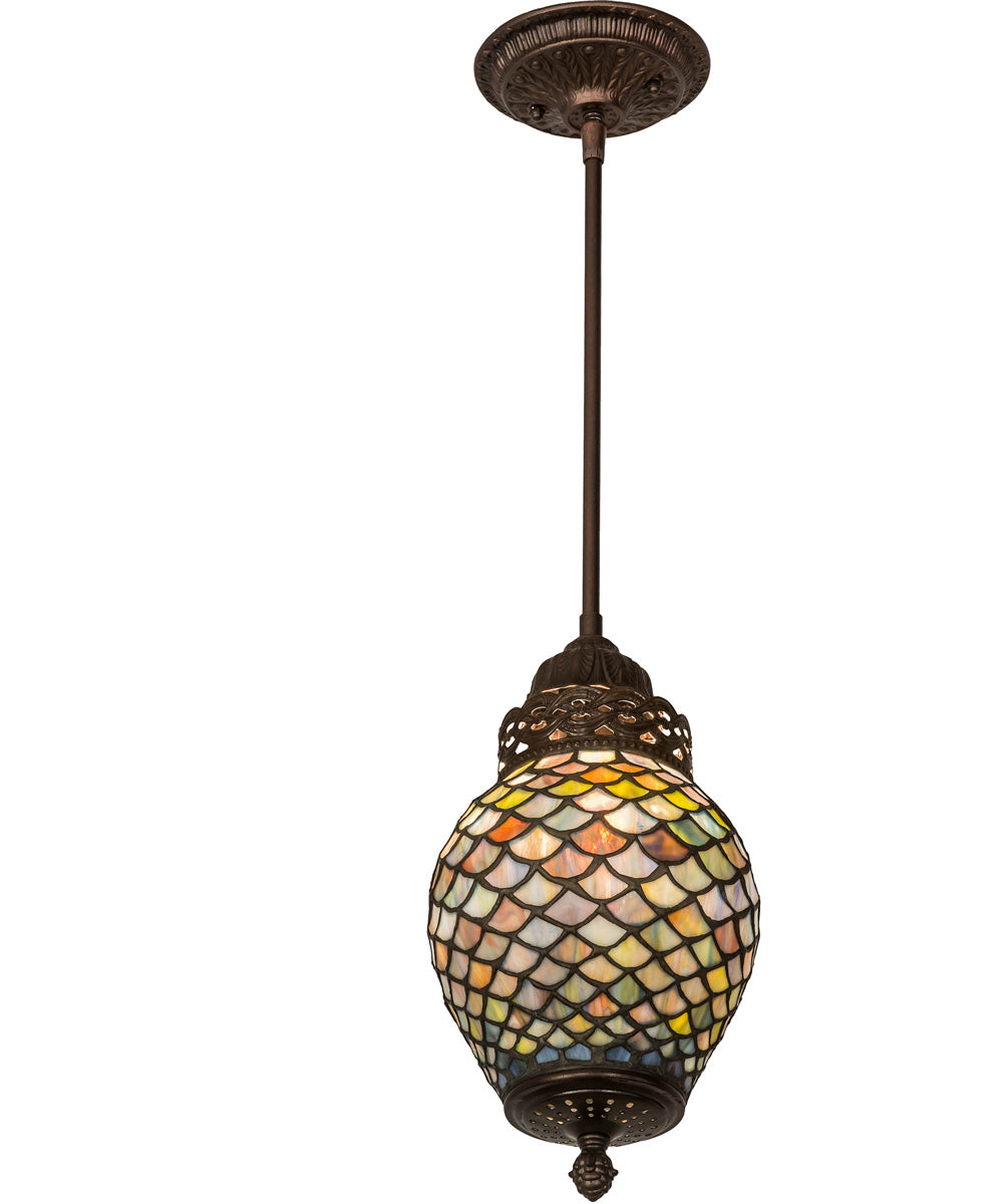 7"W Tiffany Fishscale Mini Pendant