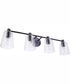Emilio 4-Light Vanity Flat Black