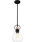 Quoizel Piccolo Pendant Small 1-light Mini Pendant Matte Black