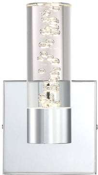 4"W H2O LED Bathroom Light Chrome