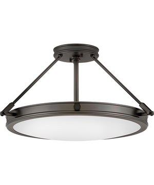 Collier 4-Light Medium Semi-Flush Mount in Black Oxide