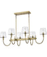 Brookside 6-Light Pendant Vintage Brass