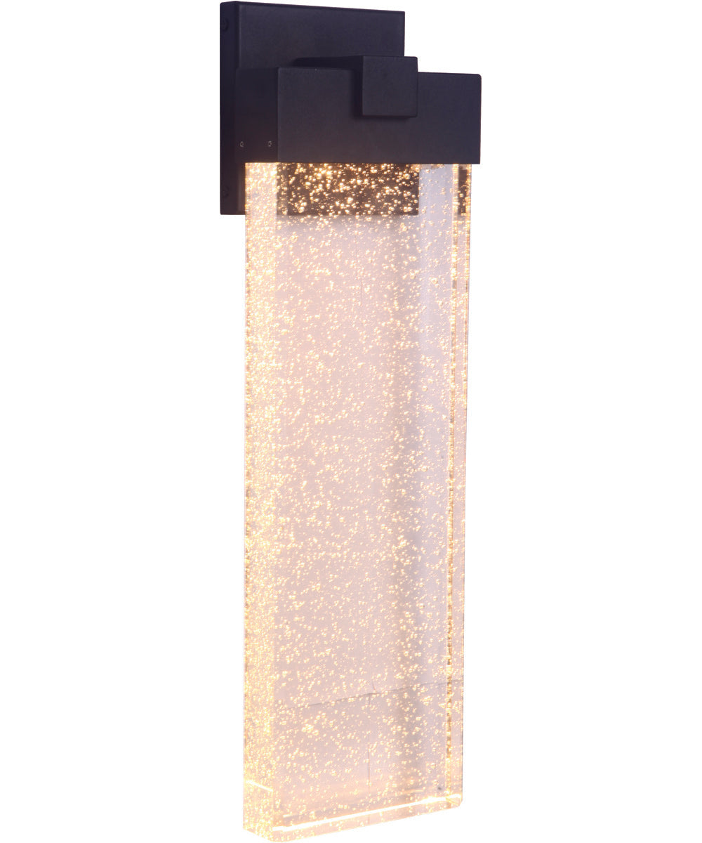 Aria 1-Light Outdoor Wall Lantern Matte Black