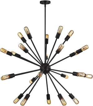 36"W Delphine 24-Light Chandelier Oil Rubbed Bronze