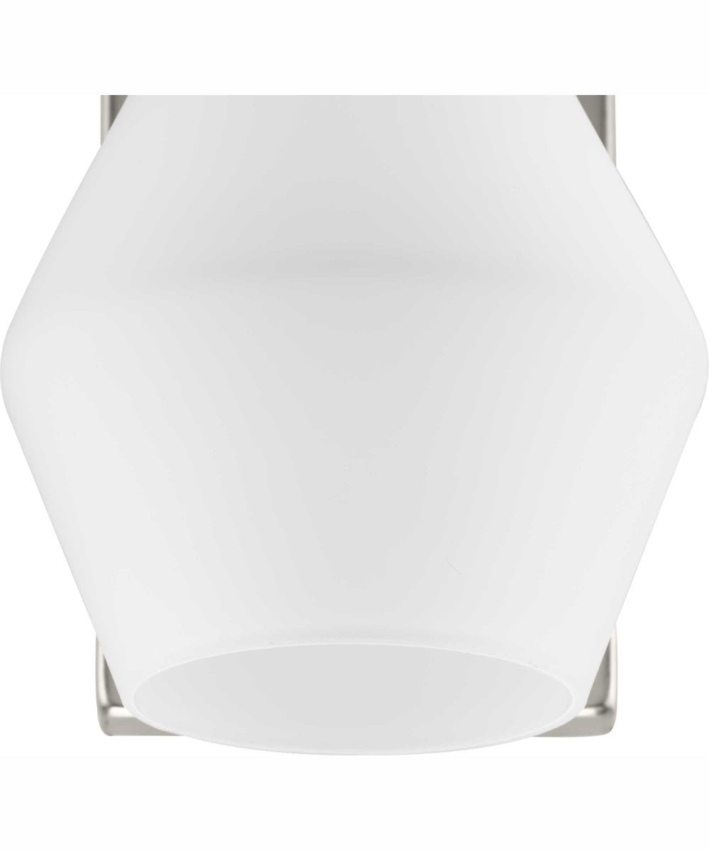 Copeland 1-Light Mid-Century Modern Vanity Light Brushed Nickel