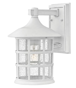 12"H Freeport 1-Light Medium Outdoor Wall Light in Classic White