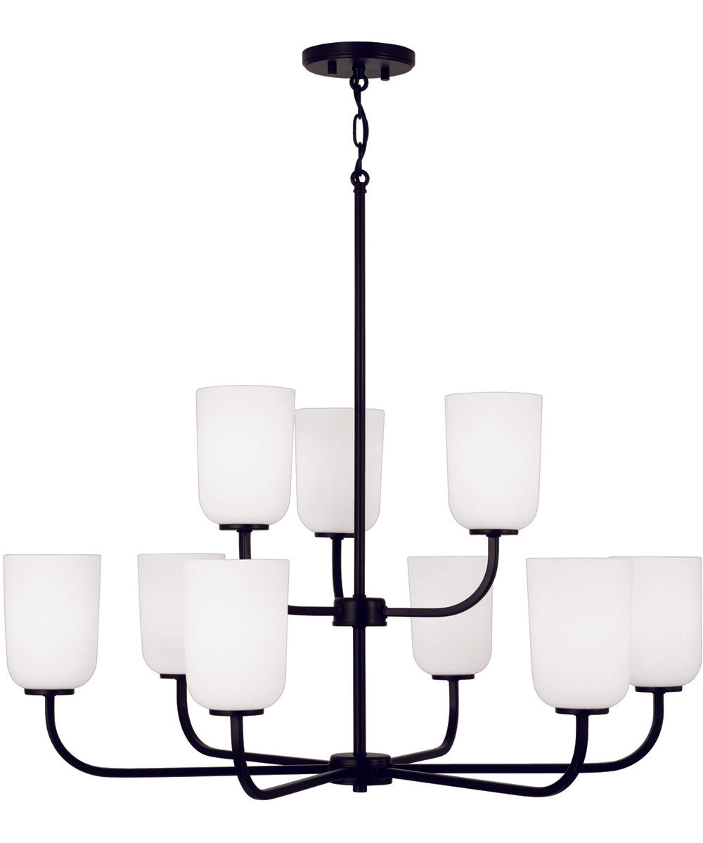Lawson 9-Light Chandelier Matte Black