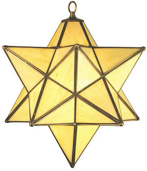12"W Moravian Star Pendant