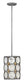 9"W Lara 1-Light Pendant in Brushed Silver