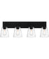 Dacosta Extra Large 4-light Bath Light Earth Black
