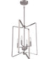 Shayna 4-Light Foyer Brushed Polished Nickel