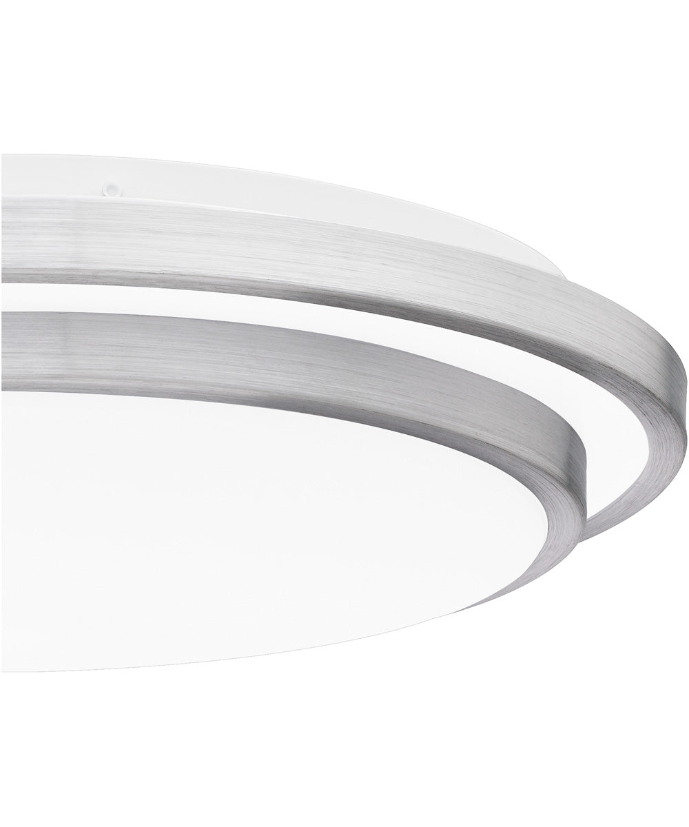 Irving  Semi Flush Mount Brushed Aluminum