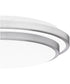 Irving  Semi Flush Mount Brushed Aluminum