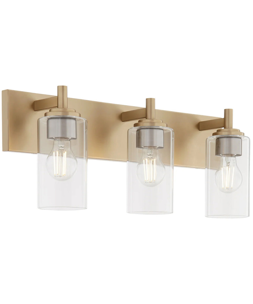 Fallstaff 3-light Bath Vanity Light Aged Brass