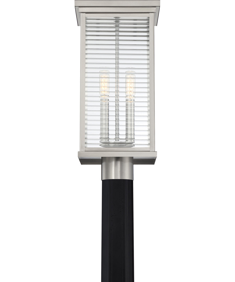 Gardner Large 2-light Outdoor Post Light Stainless Steel