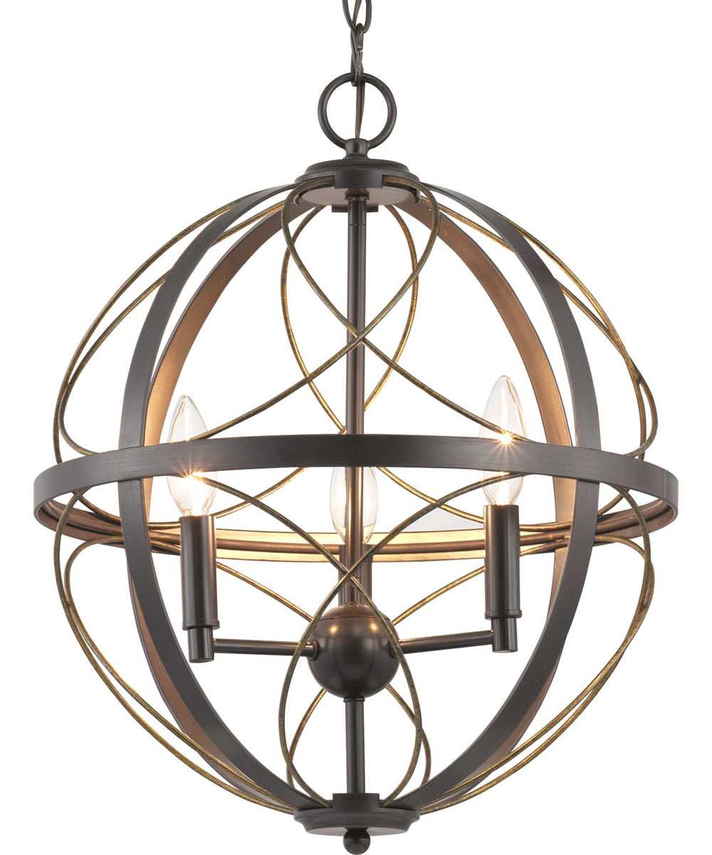 Brandywine 3-Light Pendant Antique Bronze