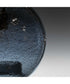 Malbec 1-Light Recycled Blue Textured Glass Global Pendant Light Antique Bronze