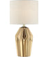 Surrey 1-Light Table Lamp Gold Ceremic Body/Fabric Shade