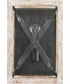 Remi 1-Light Sconce Brushed White Wash and Nordic Iron