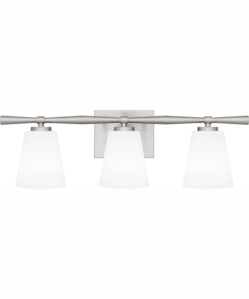 Brindley Large 3-light Bath Light Brushed Nickel